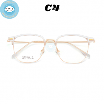 Gọng nhựa càng kính titanium mã 8151